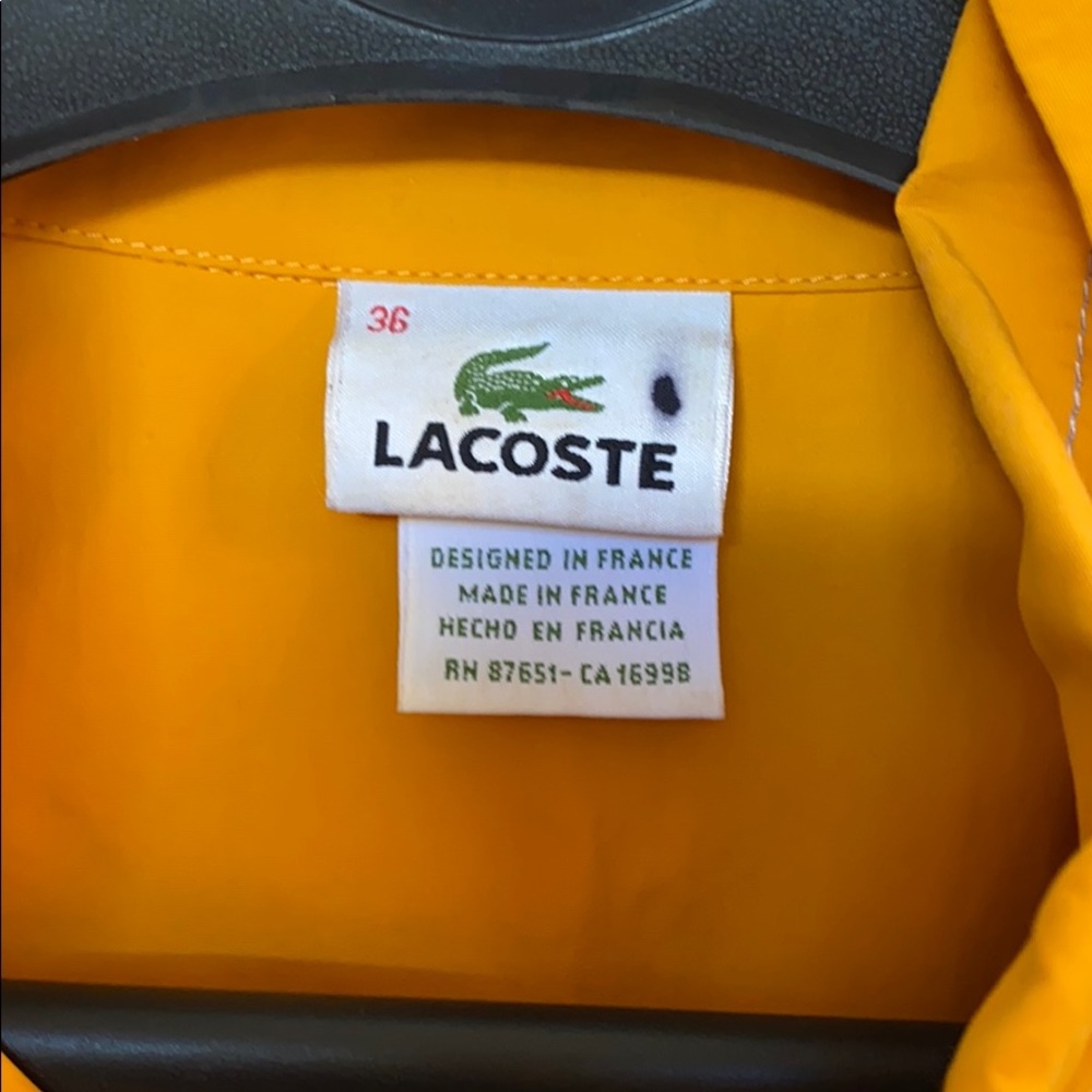 Lacoste raincoat - Picture 2 of 3